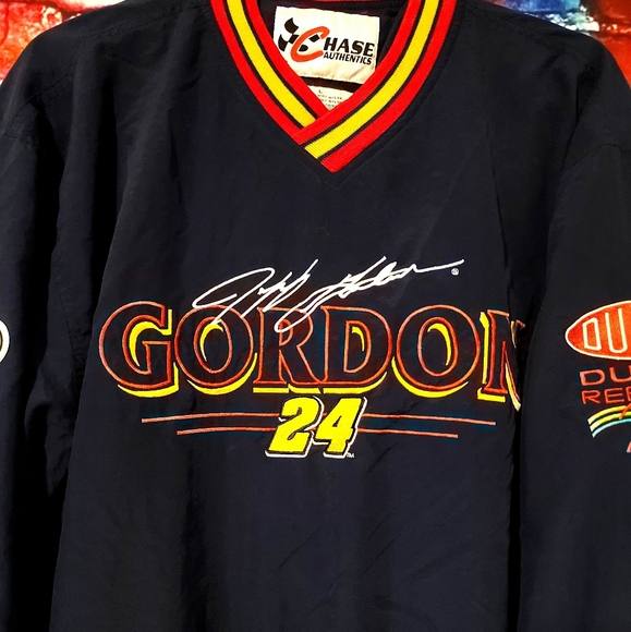 Vintage 90s Jeff Gordon Nascar Pullover Jacket - Picture 2 of 6
